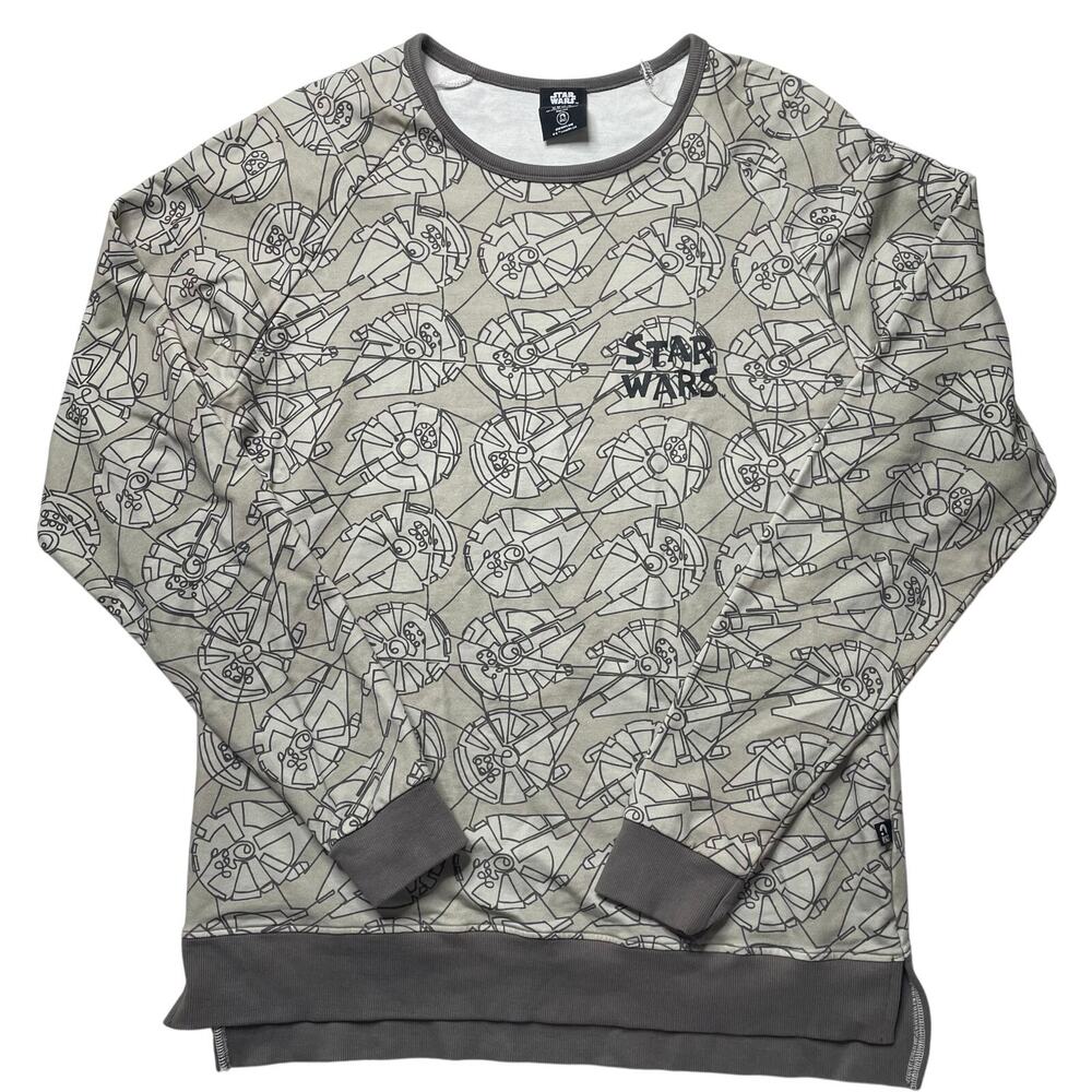Rags x Star Wars Crewneck Sweatshirt Size Medium Millenium Falcon Cotton Comfy